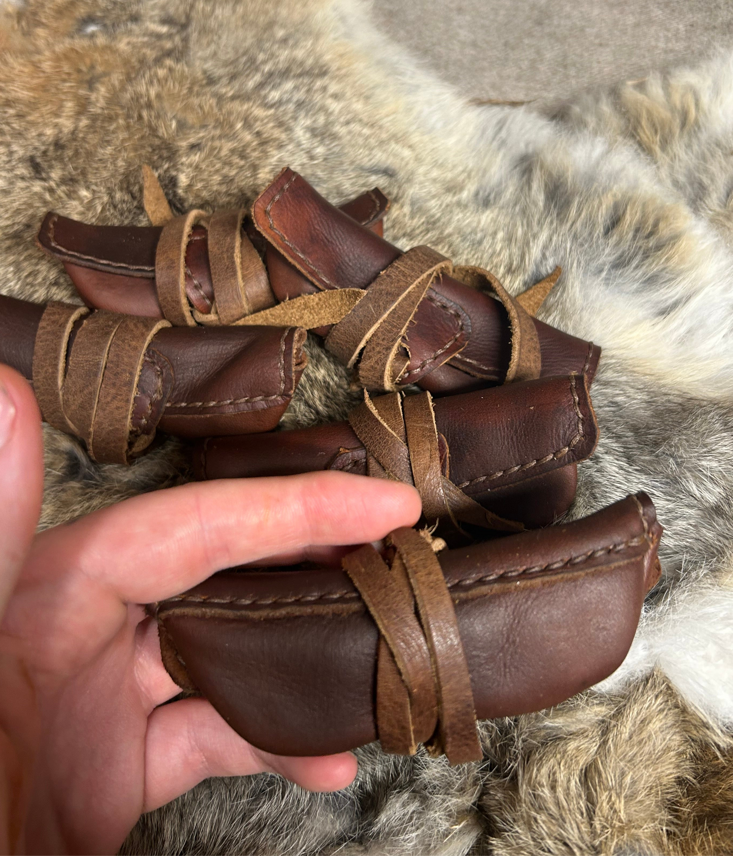 Handmade Viking Age Coin Pouch - Grimstad, Norway