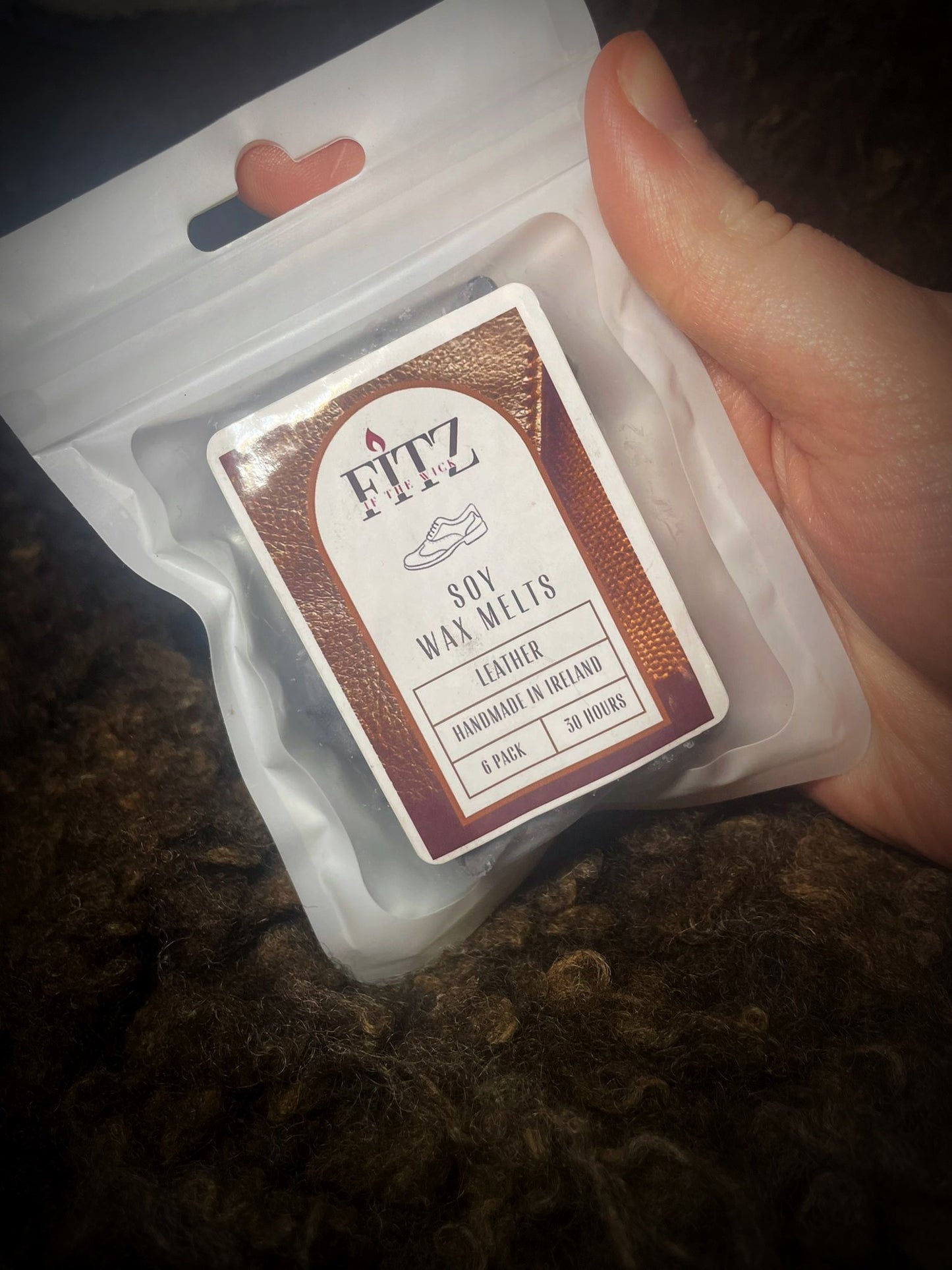 Leather Scented Wax Melts by If the Wick Fitz